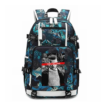 18 Inch Waterproof Oxford Backpack Fight Like A Girl Large Capacity Backpacks Stranger Things Men's School Shoulder Backpack
18 Inch Waterproof Oxford Backpack Fight Like A Girl Large Capacity Backpacks Stranger Things Men's School Shoulder Backpack