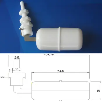 1/4"vertical Mini Float Valve for HydroLogic, Fish Tanks, Horticulture,Aquarium,small Water Tanks,mini Ballcock, Ball Cock
1/4"vertical Mini Float Valve for HydroLogic, Fish Tanks, Horticulture,Aquarium,small Water Tanks,mini Ballcock, Ball Cock