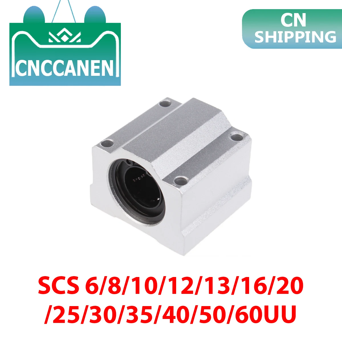 Линейный шарикоподшипник скользящий блок SC6UU SCS8UU SC10UU SC12UU SC13UU SC16UU SCS20UU SCS 6UU-60UU для