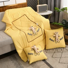 New Stereo Bear Throw Pillows. Dual Wse Blanket. Towel Embroidery, Nap, Office Multi-Car Function Pillow.
New Stereo Bear Throw Pillows. Dual Wse Blanket. Towel Embroidery, Nap, Office Multi-Car Function Pillow.