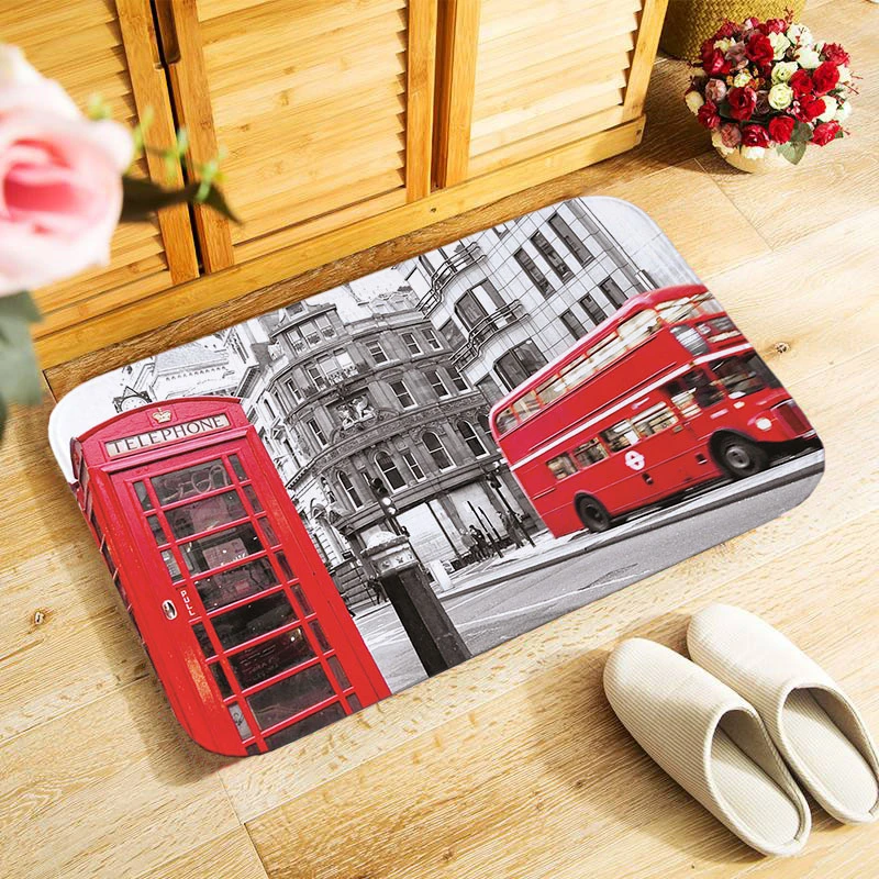 Vintage London call box 40x60cm outdoor entrance doormat small area rug for bedroom kitchen hallway doormat anti-slip door mat
Vintage London call box 40x60cm outdoor entrance doormat small area rug for bedroom kitchen hallway doormat anti-slip door mat