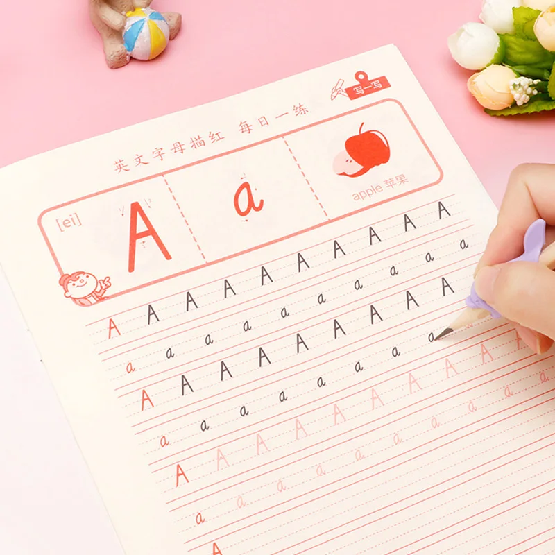 3 pcs/set English Copybook Italian Font Handwritten Print Adult Practice Copybook Students Copy Hard Pen Calligraphy For Kids 5.
3 pcs/set English Copybook Italian Font Handwritten Print Adult Practice Copybook Students Copy Hard Pen Calligraphy For Kids 5.