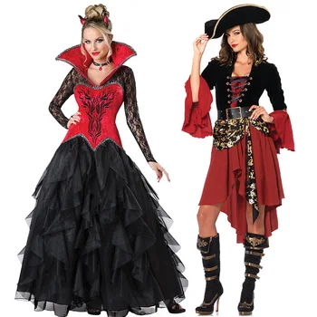 Cosplay Halloween Costumes for Women Adult Witch Vampire Black Angel Demon Long Big Wings Lace Dress Masquerade Party Costumes 
Cosplay Halloween Costumes for Women Adult Witch Vampire Black Angel Demon Long Big Wings Lace Dress Masquerade Party Costumes