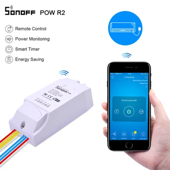 Itead Sonoff POW R2 Smart Wifi Switch Controller Real Time Power Consumption Monitor Measurement For Smart Home Automation
Itead Sonoff POW R2 Smart Wifi Switch Controller Real Time Power Consumption Monitor Measurement For Smart Home Automation