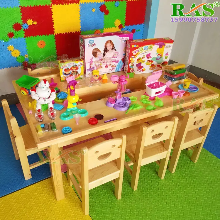 New Style Children Plasticene Toy Desk Naughty Fort Square Plasticene Hand Cake Ice Cream Colored Clay Wooden Table And Chairs
New Style Children Plasticene Toy Desk Naughty Fort Square Plasticene Hand Cake Ice Cream Colored Clay Wooden Table And Chairs