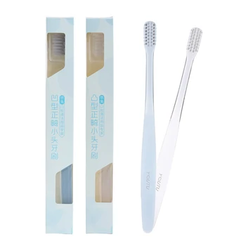 Orthodontic Manual Toothbrush Concave and Convex Toothbrush Antibacterial Soft Bristles with Silver Ions 2 Toothbrush in 1 Set
Orthodontic Manual Toothbrush Concave and Convex Toothbrush Antibacterial Soft Bristles with Silver Ions 2 Toothbrush in 1 Set