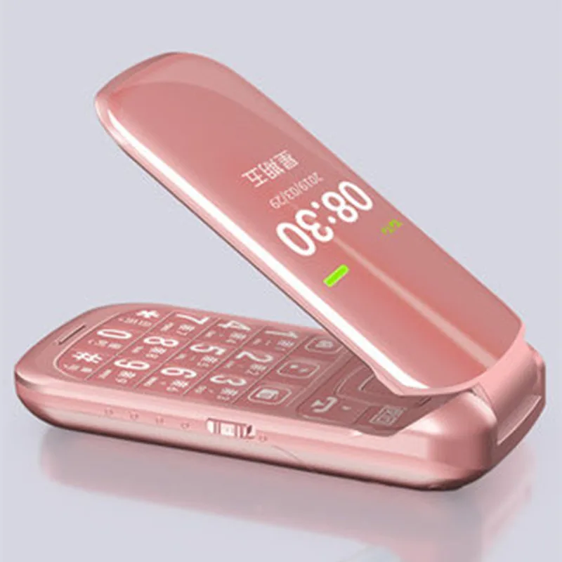 

Strong Vibration Flip Senior Feature Mobile Phone Z9 Dual Display Dual Sim Big Key Large Font Cellphone Gift Desk Charger