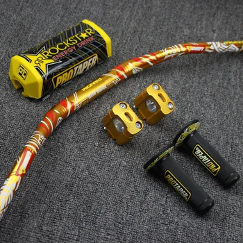 810mm Handlebar Pads Taper Handle Grips CNC Handlebar Clamp Fat Bar 1-1/8" Pit Bike Motocross for Motorcycle Handlebar 28MM
810mm Handlebar Pads Taper Handle Grips CNC Handlebar Clamp Fat Bar 1-1/8" Pit Bike Motocross for Motorcycle Handlebar 28MM