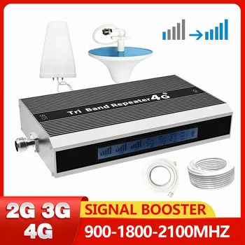 2G 3G 4G Cellular Signal Amplifier LCD Display Mobile Phone Signal Booster Amplifier GSM DCS WCDMA Signal Repeater 900 1800 2100
2G 3G 4G Cellular Signal Amplifier LCD Display Mobile Phone Signal Booster Amplifier GSM DCS WCDMA Signal Repeater 900 1800 2100