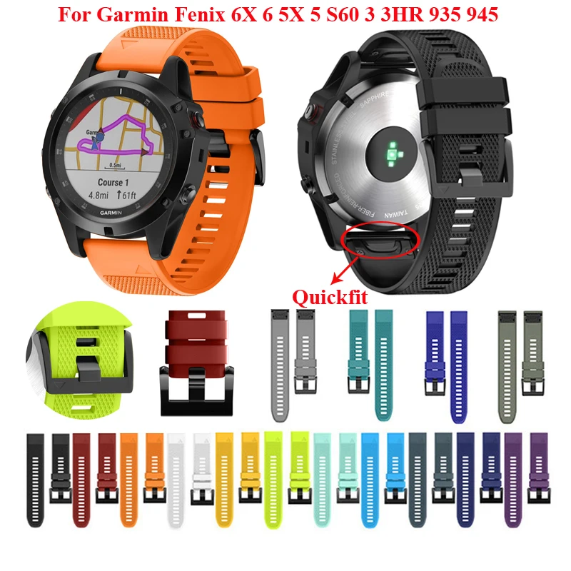 26 22MM Quick Release Watchband Strap for Garmin Fenix 6X 6 Fenix 5X 5 3 3HR S60 MK1 Watch Silicone Easyfit Wrist Band Strap
26 22MM Quick Release Watchband Strap for Garmin Fenix 6X 6 Fenix 5X 5 3 3HR S60 MK1 Watch Silicone Easyfit Wrist Band Strap