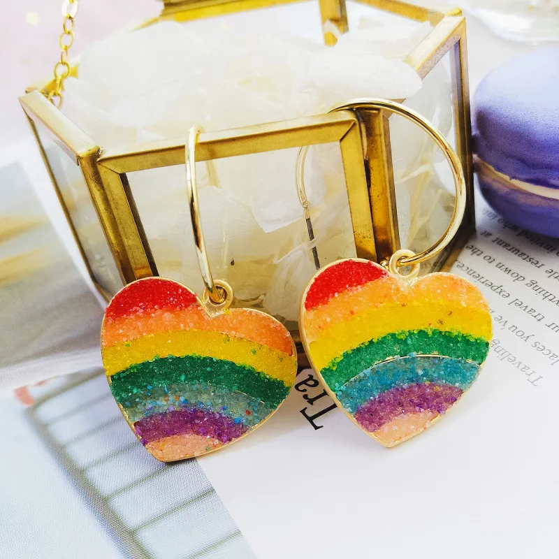 IF ME Gold Korean Fashion Heart Drop Earrings For Women 2019 NEW Trendy Handmade Geometric Round Sequin Dangle Earring Jewelry
IF ME Gold Korean Fashion Heart Drop Earrings For Women 2019 NEW Trendy Handmade Geometric Round Sequin Dangle Earring Jewelry