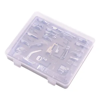Newly Presser Feet Set with Manual Adapter Sewing Machine Foot Kit Compatible for Brother Babylock
Newly Presser Feet Set with Manual Adapter Sewing Machine Foot Kit Compatible for Brother Babylock