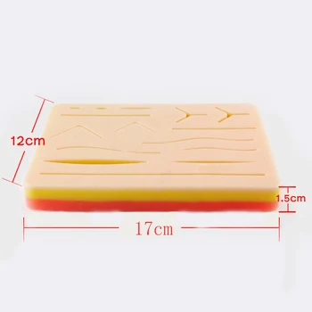 Wound Suture Module with Wound Surgical Skin Suture Practice Silicone Pad Suture Module Simulates Operating Equipment LPF007
Wound Suture Module with Wound Surgical Skin Suture Practice Silicone Pad Suture Module Simulates Operating Equipment LPF007
