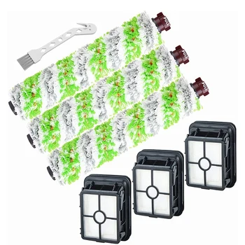 Replacement Parts for Bissell CrossWave Pet Pro 1785 Series, 3 Pack 2460 Multi-Surface Brush Rolls + Vacuum Filters 
Replacement Parts for Bissell CrossWave Pet Pro 1785 Series, 3 Pack 2460 Multi-Surface Brush Rolls + Vacuum Filters