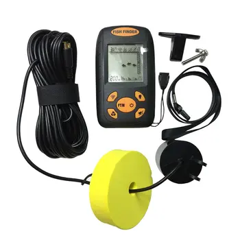 1 Pcs Handheld Fish Finder Fishing Gear with Sonar Transducer Wide And Clear Lcd Display Fish Alarm Selectable Sensitivity 
1 Pcs Handheld Fish Finder Fishing Gear with Sonar Transducer Wide And Clear Lcd Display Fish Alarm Selectable Sensitivity