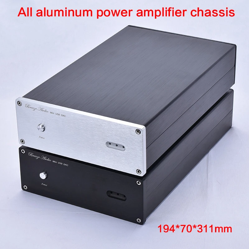 All-aluminum Power Amplifier Chassis DIY DAC Circuit Case 1907D Amplifier Shell Audio Enclosure Power Supply Case 194*70*311MM
All-aluminum Power Amplifier Chassis DIY DAC Circuit Case 1907D Amplifier Shell Audio Enclosure Power Supply Case 194*70*311MM