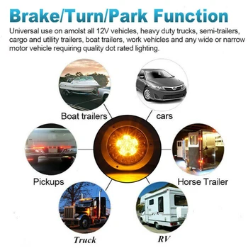 ABS LED Light Stainless steel chrome Truck 4 Inch Round Turn Signal 1Pc Waterproof
ABS LED Light Stainless steel chrome Truck 4 Inch Round Turn Signal 1Pc Waterproof