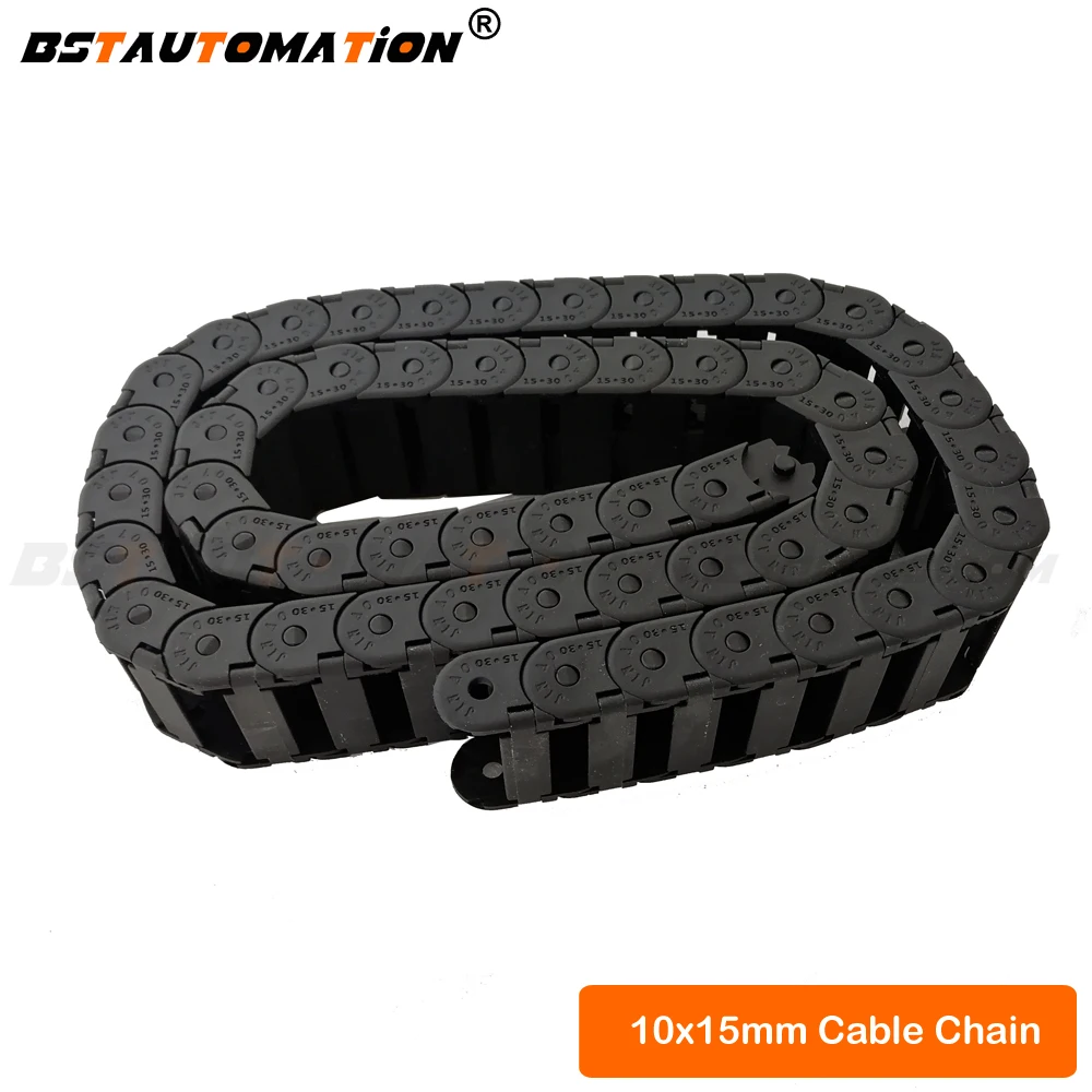 Cable Chain 10x15 Wire Carrier 10mm x 15mm with end connectors for CNC Router Machine Tools
Cable Chain 10x15 Wire Carrier 10mm x 15mm with end connectors for CNC Router Machine Tools