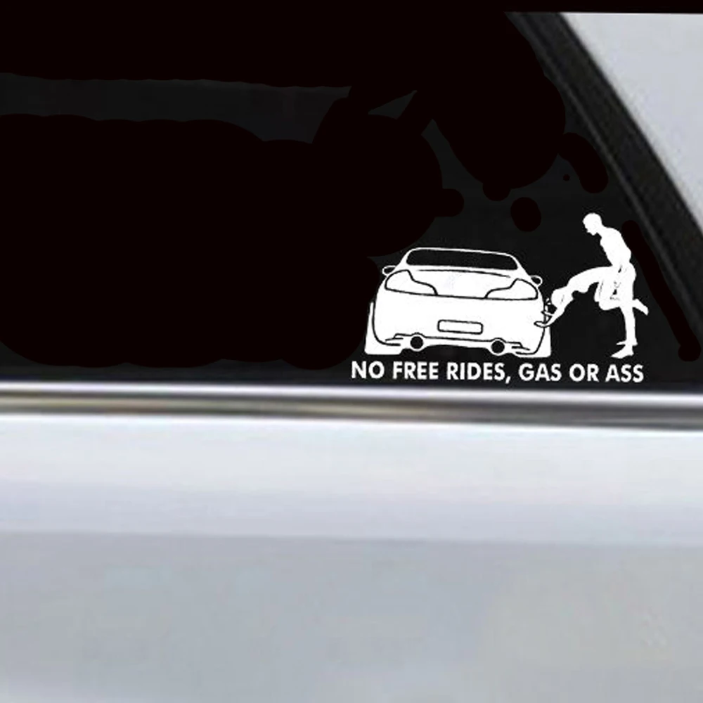1Pc No Free Rides Gas Or *** Funny Vinyl Car Auto Vehicle Window Door Decal Cars Truck Sticker Exterior Accessories Universal
1Pc No Free Rides Gas Or *** Funny Vinyl Car Auto Vehicle Window Door Decal Cars Truck Sticker Exterior Accessories Universal