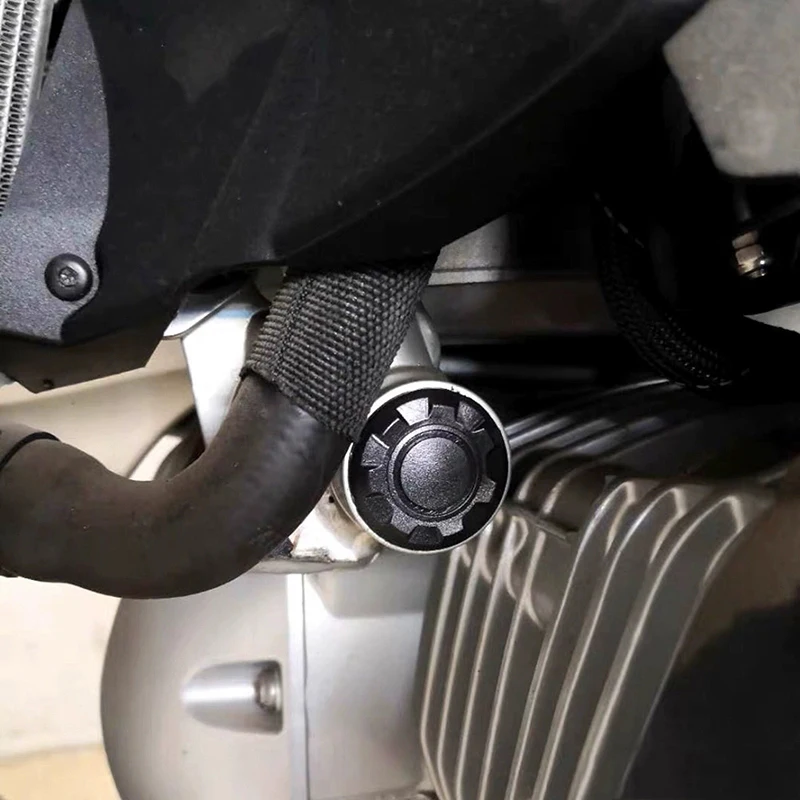 Motorcycle Accessories Frame Hole Prevent dust Cover Caps Decorative Frame Cap For BMW R1200GS LC R1200 GS 1200 adventure 14-185