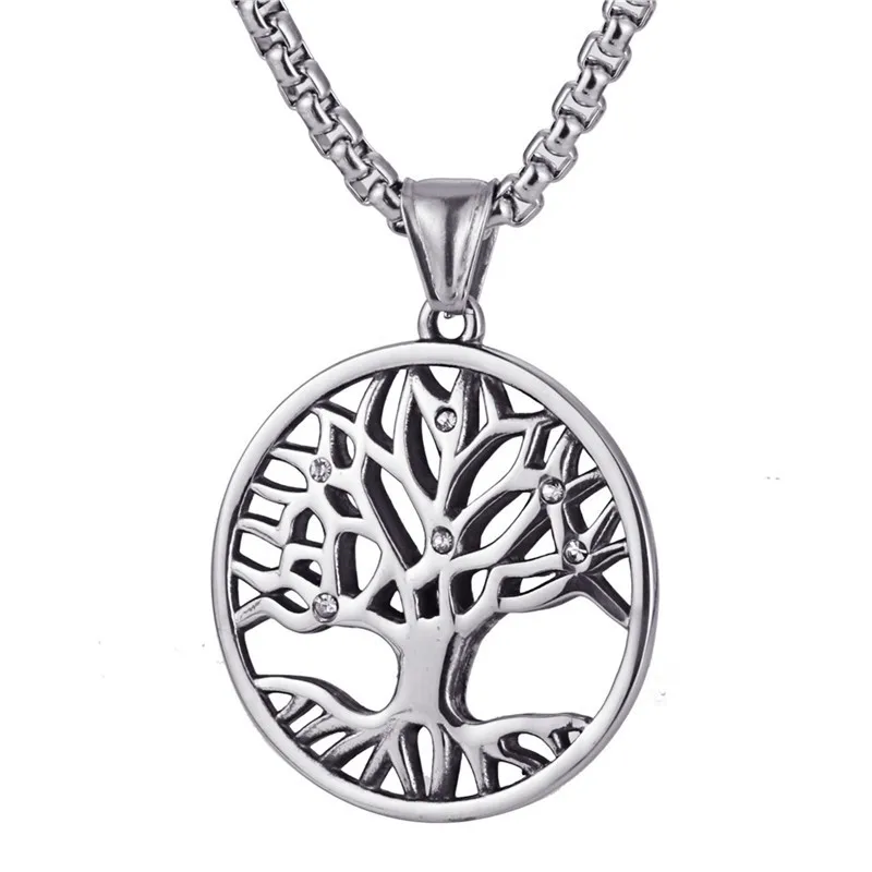 Amazon New Style Titanium Steel Hollow out Tree round Pendant Retro Punk Stainless Steel Tree of Life Pendant
Amazon New Style Titanium Steel Hollow out Tree round Pendant Retro Punk Stainless Steel Tree of Life Pendant