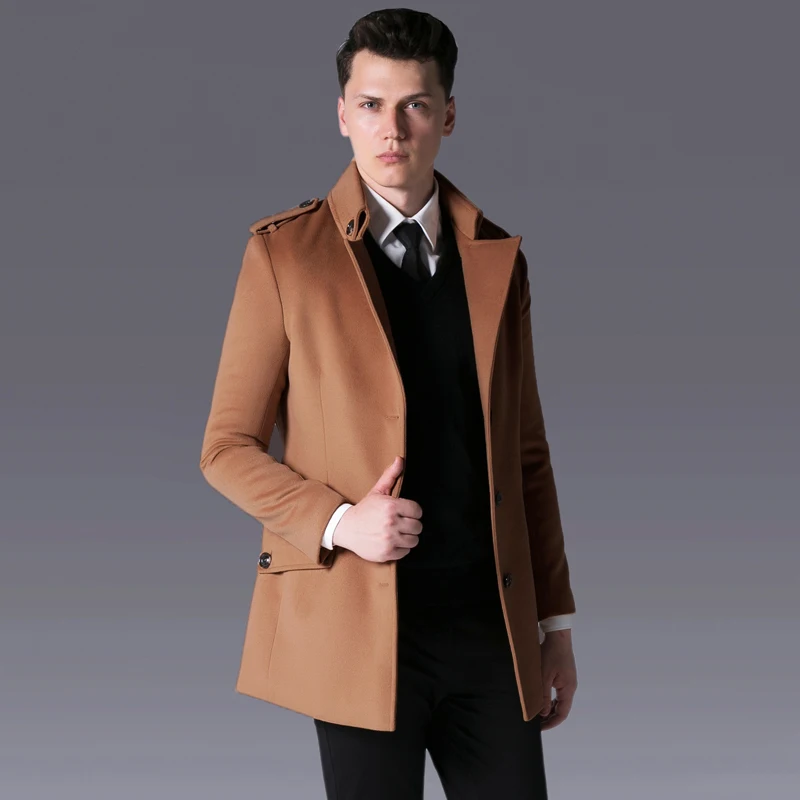 Luxury Single Breasted Cashmere Coat Simple Causal Business Woolen Trench Long Mens Jackets And Coats 6xl
Luxury Single Breasted Cashmere Coat Simple Causal Business Woolen Trench Long Mens Jackets And Coats 6xl