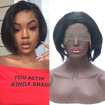 Charisma Black Bob Wigs Synthetic Lace Front Wigs For Black Women Daily Use Heat Resistant Fiber Hair Pixie Wigs For Summer
Charisma Black Bob Wigs Synthetic Lace Front Wigs For Black Women Daily Use Heat Resistant Fiber Hair Pixie Wigs For Summer