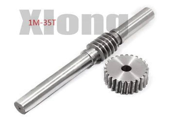 Outer diameter: 38mm 1M-35Teeths Inner Hole: 8mm Reducer Worm Gear Worm Large Transmission Ratio 45# Steel Turbine Worm 0.16g
Outer diameter: 38mm 1M-35Teeths Inner Hole: 8mm Reducer Worm Gear Worm Large Transmission Ratio 45# Steel Turbine Worm 0.16g