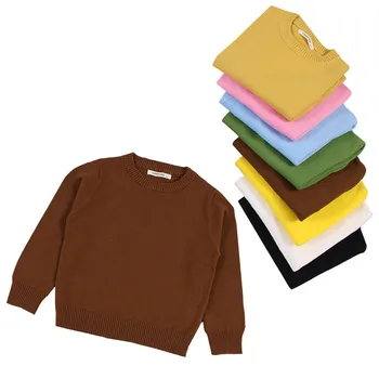 Low Collar Baby Boys Girls Cotton Pullover Sweater O Neck Thin Candy Color Children Autumn Winter Knitted Bottoming 10 Colors
Low Collar Baby Boys Girls Cotton Pullover Sweater O Neck Thin Candy Color Children Autumn Winter Knitted Bottoming 10 Colors