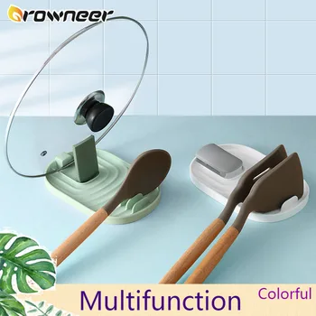 Colorful Spatula Rack Plastic Pot Cover Shelf Simple Spoon Pad Rest Stand Kitchen Cooking Multifunction Storage Container Tool
Colorful Spatula Rack Plastic Pot Cover Shelf Simple Spoon Pad Rest Stand Kitchen Cooking Multifunction Storage Container Tool