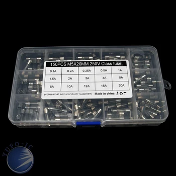 15assort*10pcs 5x20mm Fuse 0.1A/0.2A/0.25A/0.5A/1A/1.5A/2A/3A/4A/5A/8A/10A/12A/15A/20A safety blown fuze tube box kit 5*20
15assort*10pcs 5x20mm Fuse 0.1A/0.2A/0.25A/0.5A/1A/1.5A/2A/3A/4A/5A/8A/10A/12A/15A/20A safety blown fuze tube box kit 5*20