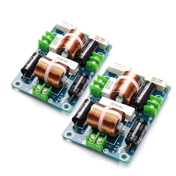 2PCS 2 Way 200W Speaker Treble 3200Hz Bass Frequency Divider Circuits 2-Unit Home Theater Hifi Stereo Audio Crossover Filters 
2PCS 2 Way 200W Speaker Treble 3200Hz Bass Frequency Divider Circuits 2-Unit Home Theater Hifi Stereo Audio Crossover Filters