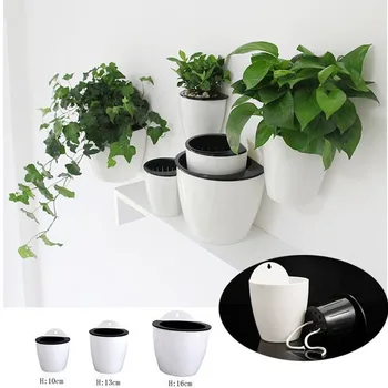 Wall Mounted Hanging Plant Pot Self Watering Planter Basket Planter Garden Hanging Planter Supply Home Plants Creative Decor
Wall Mounted Hanging Plant Pot Self Watering Planter Basket Planter Garden Hanging Planter Supply Home Plants Creative Decor