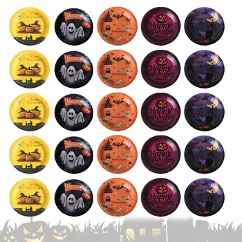 50pcs Halloween Paper Dish Party Supplies Party Round Disposable Paper Tableware (Number 5 Style, Number 7 Style, Number 8 Style
50pcs Halloween Paper Dish Party Supplies Party Round Disposable Paper Tableware (Number 5 Style, Number 7 Style, Number 8 Style