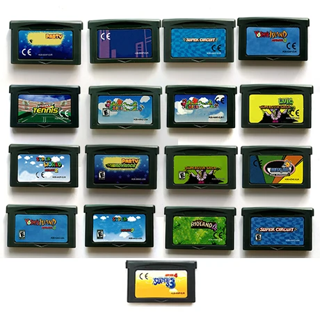 Фото Картридж SuperMarioo серии Advance 1 2 3 4 карта памяти Для 32 битной игровой - купить