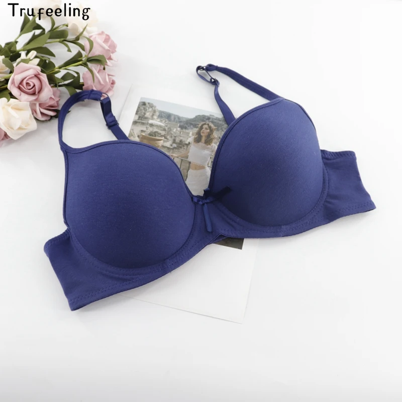 Trufeeling Women C D Cup Plus Size Bra Big Breast Underwear Cotton Seamless Solid Color Unlined Push Up Smooth Comfort Lingerie
Trufeeling Women C D Cup Plus Size Bra Big Breast Underwear Cotton Seamless Solid Color Unlined Push Up Smooth Comfort Lingerie