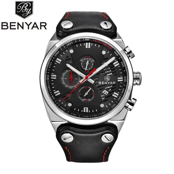 Benyar luxury watch watch watch men time Watch Leather calendar men quartz watch waterproof clock man luxury relogio masculino
Benyar luxury watch watch watch men time Watch Leather calendar men quartz watch waterproof clock man luxury relogio masculino