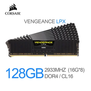 Corsair Vengeance LPX 128GB (8 X 16GB) DDR4 2933 (PC4-23400) C16 1.35V Desktop Memory - Black
Corsair Vengeance LPX 128GB (8 X 16GB) DDR4 2933 (PC4-23400) C16 1.35V Desktop Memory - Black