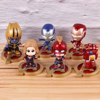 Avengers Cosbaby Infinity Gauntlet Thanos Captain Marvel Iron Man PVC Action Figures Collectible Model Toys 6pcs/set
Avengers Cosbaby Infinity Gauntlet Thanos Captain Marvel Iron Man PVC Action Figures Collectible Model Toys 6pcs/set