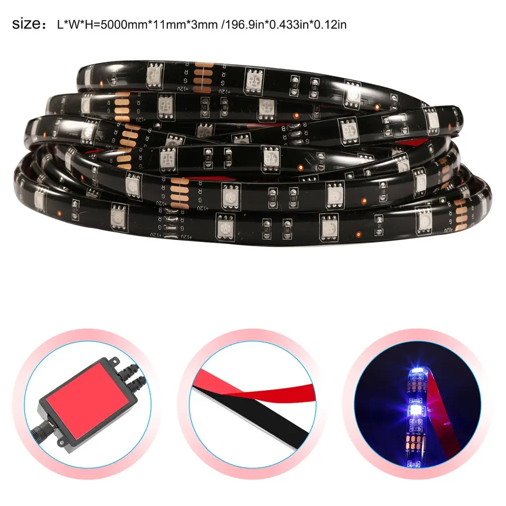 ICOCO 300LED 5m Flexible SMD 5050 RGB Waterproof LED Light Strip Bar with 44-Key Controller for TV Backlight PC Decoration
ICOCO 300LED 5m Flexible SMD 5050 RGB Waterproof LED Light Strip Bar with 44-Key Controller for TV Backlight PC Decoration