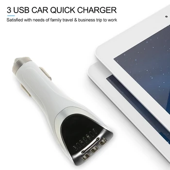 Hot Multifunction 5V 3A Car USB Super Quick Charger Support For QC3.0 Digital Display Negative Ion Purifier Seat Belt
Hot Multifunction 5V 3A Car USB Super Quick Charger Support For QC3.0 Digital Display Negative Ion Purifier Seat Belt