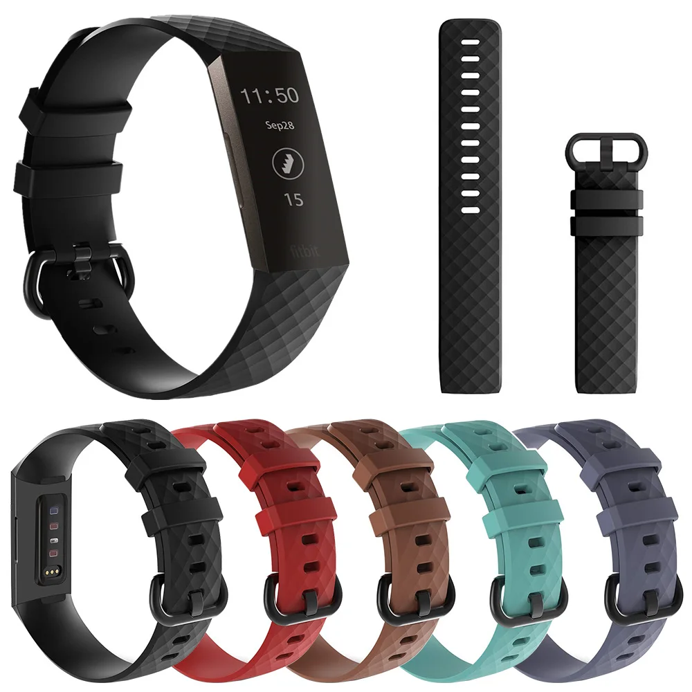 New Design Pattern Silicone Strap for Fitbit Charge 3 Watch Band Fashion Color Soft Bracelet for Charge3 Wrist Belt 
New Design Pattern Silicone Strap for Fitbit Charge 3 Watch Band Fashion Color Soft Bracelet for Charge3 Wrist Belt