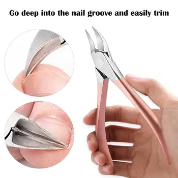 Stainless Steel Nail Clippers Dead Skin Clippers Nail Diagonal Manicure Nail Scissors Dirt Remover Podiatry Pedicure Care
Stainless Steel Nail Clippers Dead Skin Clippers Nail Diagonal Manicure Nail Scissors Dirt Remover Podiatry Pedicure Care