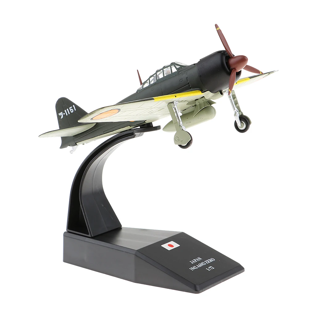 Japanese Mitsubishi A6M3 Zero - 1940 1:72 Metal Die-cast Airplane, Includes Alloy Stand Japanese Mitsubishi A6M3 Zero - 1940 1:72 Metal Die-cast Airplane, Includes Alloy Stand