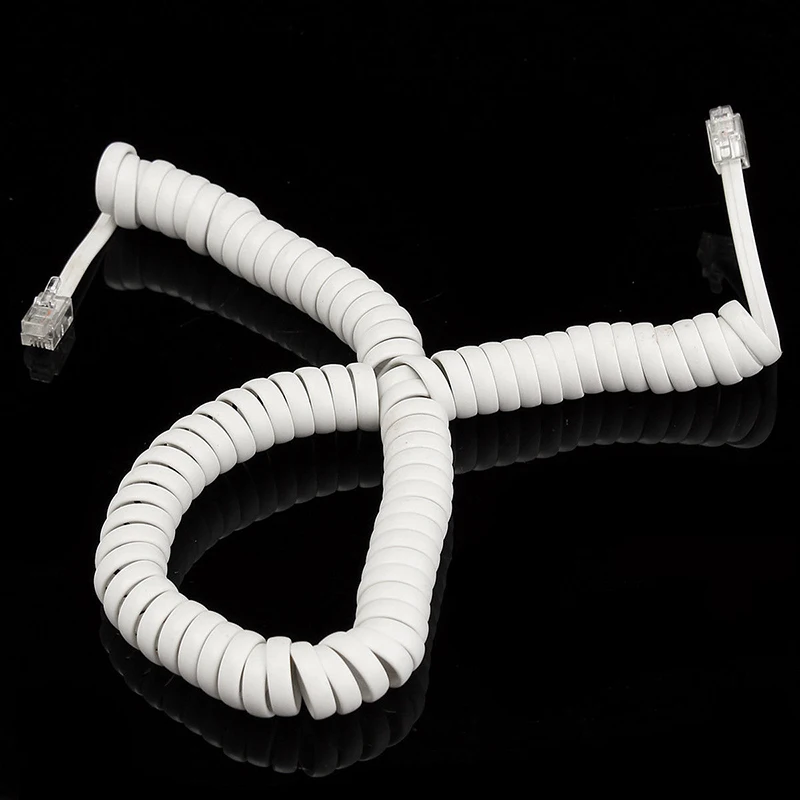 2m After stretching Telephone Handset Cord Telephone Handset Cable Coiled Phone Extension Curly Spring
2m After stretching Telephone Handset Cord Telephone Handset Cable Coiled Phone Extension Curly Spring
