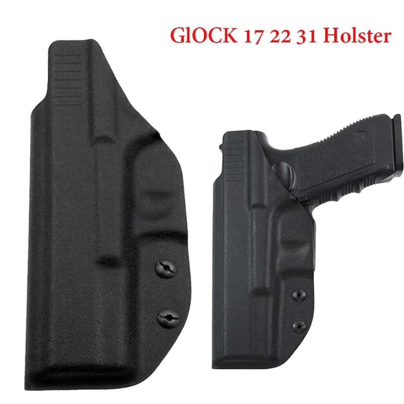 IWB Kydex Airsoft Pistol Gun Holster Glock 17 22 31 Gun Pouch Tactical Concealed Gun Carry Case Hunting Accessories
IWB Kydex Airsoft Pistol Gun Holster Glock 17 22 31 Gun Pouch Tactical Concealed Gun Carry Case Hunting Accessories
