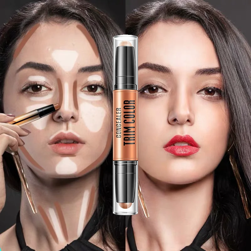 3D Bronzer Highlighter Stick Texture Contour Pencil Foundation Face Make-Up Concealer Pen Multi Effect Double Head Face Palette
3D Bronzer Highlighter Stick Texture Contour Pencil Foundation Face Make-Up Concealer Pen Multi Effect Double Head Face Palette