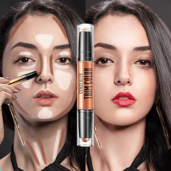 3D Bronzer Highlighter Stick Texture Contour Pencil Foundation Face Make-Up Concealer Pen Multi Effect Double Head Face Palette
3D Bronzer Highlighter Stick Texture Contour Pencil Foundation Face Make-Up Concealer Pen Multi Effect Double Head Face Palette