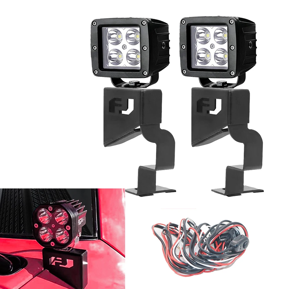 Car Styling Front Cowl Light Mounting Bracket Kit 16w Led Work Light for Toyota Fj Cruiser 2007-2015 Light Bar Mounting Brackets
Car Styling Front Cowl Light Mounting Bracket Kit 16w Led Work Light for Toyota Fj Cruiser 2007-2015 Light Bar Mounting Brackets