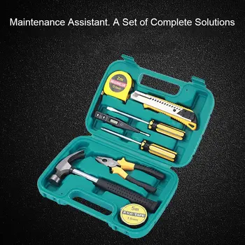 9-piece Household Car Combination Set Hardware Toolbox Maintenance Combination Digital Display Tool Set 8009A
9-piece Household Car Combination Set Hardware Toolbox Maintenance Combination Digital Display Tool Set 8009A